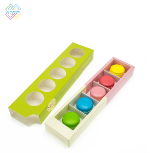 Giá bán buôn dùng một lần Macoron bánh bao bì Hộp ngăn kéo Cookie bao bì hộp giấy với biểu tượng tùy chỉnh - Product Image 6