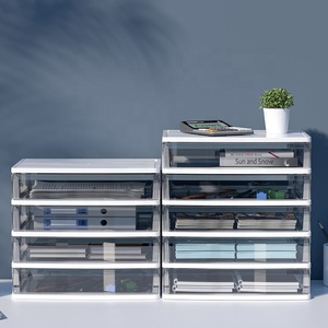 Văn Phòng Phụ Kiện Bàn Tổ Chức Văn Phòng Phẩm Thiết Lập Mục Văn Phòng Nguồn Cung Cấp Có Thể Xếp Chồng Nhựa Cũ Lưu Trữ Ngăn Kéo - Product Image 2