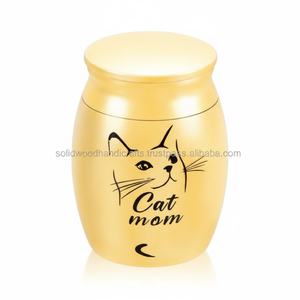 Pet Memorial Brass Cremation Urns Funeral Pet Urns <b>Keepsake</b> Urns Burial Urns With High Quality at Low Price - Product Image 1
