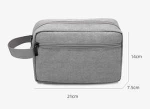 Sac de toilette de voyage en polyester durable à bas prix, grande capacité, organiseur de cosmétiques - Product Image 3