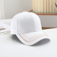 Gorra de Béisbol Unisex con Protección Solar, Estilo Coreano, Versión de Verano, Gorra de Béisbol con Parte Superior Rígida
