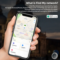 Air Tag Tracker Fonctionne avec Apple Find My Device App Utilisé pour les animaux de compagnie Enfants Suivi des bagages Clés et effets personnels