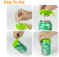 Haute Qualité Prêt Stock Coloré Réutilisable Potable Étanche De Qualité Alimentaire Silicone Couvercle Canette Soda Couverture
