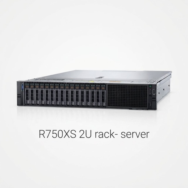 2U Rack-mounted Server R750XS 4314*2 32G*2 8TSAS*4 H755 800W*2 Server Computer