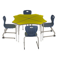 Bureau en bois pour étudiants, vente directe d'usine, Table d'étude, salle de réunion, bureau de formation, bureau d'ordinateur