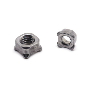 Écrou de soudure carré norme DIN, à quatre languettes, en acier au carbone, pour fixation de tôles d'armoires - Product Image 3