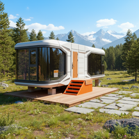 Fabricant chinois de maisons préfabriquées en acier, modulaires, portables, modernes, de luxe, pour hôtels, villas, chambres à coucher, capsules spatiales