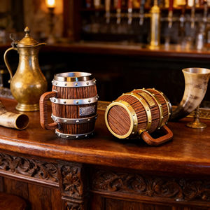 Nouvelle Tasse en Résine 1 Pièce MCA14, Gobelet à Bière Vintage en Résine, Tasse à Whisky en Acier Inoxydable Motif Dessin Animé pour Dîner en Famille - Product Image 6