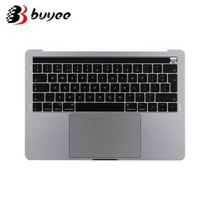 Utilisé pour <span class=keywords><strong>MacBook</strong></span> <span class=keywords><strong>Pro</strong></span> <span class=keywords><strong>13</strong></span> pouces A1989 C Cover Palmrest Top Case Topcase Clavier avec barre tactile Pavé tactile Gris / Argent Version Royaume-Uni - Product Image 1