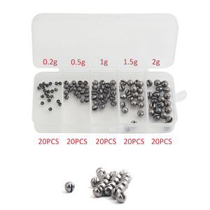 Caja de 100 Clips Abiertos para Pesca, Accesorio de Múltiples Especificaciones para Pesca en Balsa, Roca, Lago y Señuelos - Product Image 2