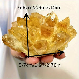คริสตัลซิทรินทิเบตสีเหลืองธรรมชาติสวยงาม ขายส่ง เหมาะสำหรับตกแต่งบ้าน - Product Image 3