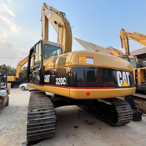Excavadora de cadenas de 20 toneladas, mecánica, de fácil mantenimiento, para terraplenes, usada, CAT 320CL, excavadora de construcción, motor de inyección directa - Product Image 2