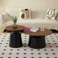 Usine Yicheng directement Table à thé centrale moderne Table basse en bois Meubles de salon Tables basses à vendre