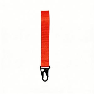 Manufacturer Custom Logo Printed Woven Embroidered Short Keychain Lanyard <b>Personalized</b> <b>Keychains</b> Wrist Lanyards with Eagle Hook - Product Image 5