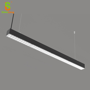 Luz lineal LED conectable de 4 pies, luz arriba y abajo 3/4/5000K CCT seleccionable, accesorio de iluminación lineal comercial para oficina, <span class=keywords><strong>Airpor</strong></span> - Product Image 2