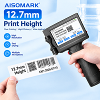 Imprimante à jet d'encre portable de haute qualité Aisomark avec encre à séchage rapide, connectivité USB, impression flexible 600 dpi