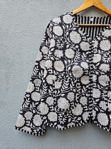 2026 Hot Sale Handmade Cotton Quilted Jacket Floral Pattern Casual <b>Boho</b> Style for Women Winter Coat Soft - Product Image 5