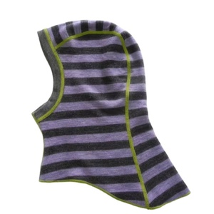 <span class=keywords><strong>Gorro</strong></span> de Lana Merino para Bebé, Marca Solarwool, Diseño Personalizado OEM, <span class=keywords><strong>Invierno</strong></span>, Resistente al Viento, Transpirable, con Rayas Azules y Blancas - Product Image 3
