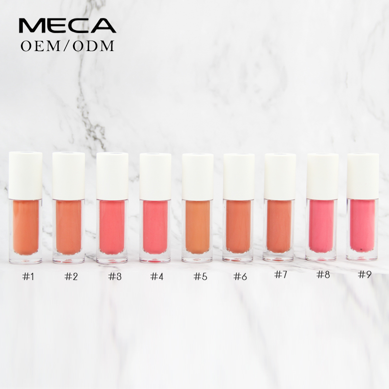 Фирменная торговая марка, органический Макияж для лица, водостойкий хайлайтер, ТИНТ, одиночные милые розовые жидкие румяна