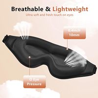 Masque de sommeil occultant à 100 %, masque pour les yeux ultra-doux, bandeau pour les yeux, idéal pour les voyages, le travail en shift, la maison, l'avion, indispensable en voyage