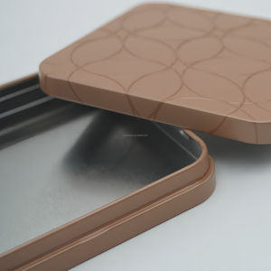 Kleine Größe 6,5 cm bunte quadratische Blechdose Nahtlose silberne Weißblech Hersteller Medizin quadratische Metall zinn pillen Kondome - Product Image 4