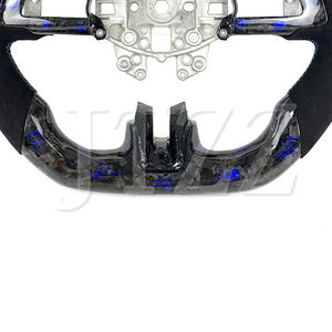 Volant Personnalisé en Cuir de Fibre de Carbone Forgé Bleu pour <span class=keywords><strong>Ford</strong></span> Mustang ST <span class=keywords><strong>RS</strong></span> 2008 2009 2010 2011 2012 2013 2014 2015 - Product Image 5