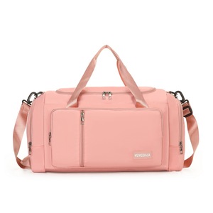 Large Capacity Fashionable Polyester Oxford Single Shoulder Crossbody <b>Backpack</b> Zipper Independent Shoe Compartment Dry Wet - Product Image 1