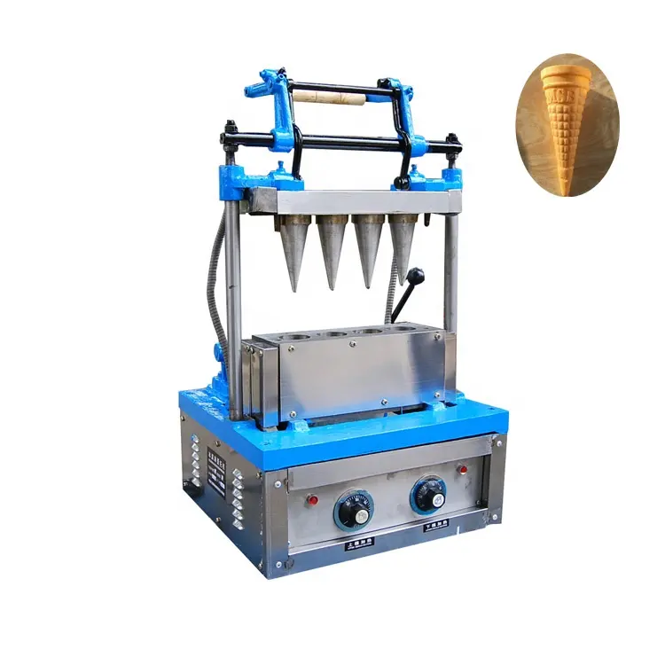 Çin üretici dondurma koni makinesi waffle koni makinesi