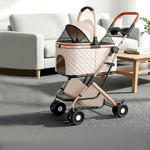 <span class=keywords><strong>Poussette</strong></span> de luxe 2-en-1 <span class=keywords><strong>pour</strong></span> animaux de compagnie, chariot détachable <span class=keywords><strong>pour</strong></span> <span class=keywords><strong>chien</strong></span>, <span class=keywords><strong>poussette</strong></span> <span class=keywords><strong>pour</strong></span> chat, pliage en 3 secondes, cadre en aluminium 20 kg, vente en gros <span class=keywords><strong>pour</strong></span> le voyage - Product Image 4