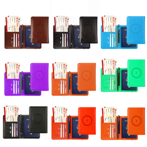Étui de Passeport RFID FindMy Anti-Perte, Organisateur de Voyage, Pochette pour Cartes d'Embarquement, Porte-Passeport Familial pour iOS et Android - Product Image 6