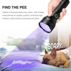 USB ricaricabile portatile 51 LED <span class=keywords><strong>UV</strong></span> torcia elettrica 10W luce nera torcia 395nm per scorpione ricerca rilevamento urina per animali domestici - Product Image 5