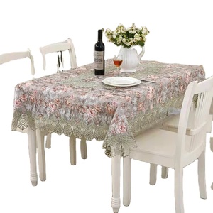 Nappe Chinoise Multicolore – Petits Personnages – Largeur 130 Cm – Soie Ou Polyester