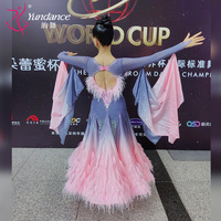 B-24140 personnalisé nouveau concours robe de danse de salon haute qualité Chrisanne tissu robes de danse de salon à vendre