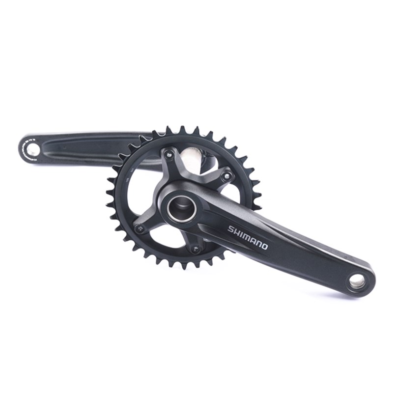 Guarnitura Shimano Deore FC-M6100, 175mm, 30 Denti, 12 Velocità, Nera, Mountain Bike