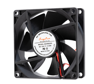 DC Quạt Trục 20Mm 40Mm Để 120Mm 4010 8025 9225 12038 12V 24V 48V Bóng Mang Trục Quạt Làm Mát 80X80X25 Mát Người Hâm Mộ - Product Image 6