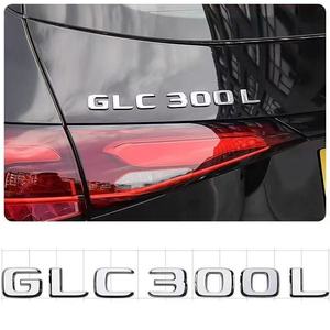 Badge arrière pour <span class=keywords><strong>Mercedes</strong></span> Benz GLC43 AMG, logo GLC63 GLC200 GLC300, badge latéral <span class=keywords><strong>noir</strong></span>, badge modifié, lettre en plastique, autocollant de voiture - Product Image 3