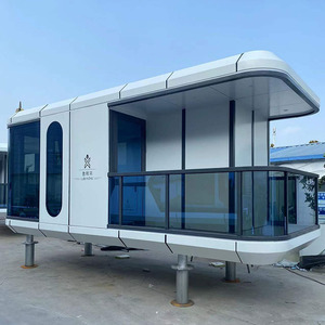 Maisons mobiles préfabriquées, conteneurs, cabine en rondins/maisons flottantes de vacances/maison en cube préfabriquée, petite maison - Product Image 6