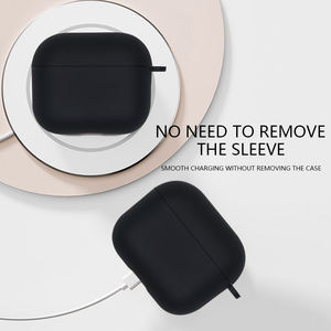 <span class=keywords><strong>Funda</strong></span> Protectora para <span class=keywords><strong>Airpods</strong></span> 4, <span class=keywords><strong>Funda</strong></span> para <span class=keywords><strong>Airpods</strong></span> Pro3 Resistente a Impactos, Carcasa de TPU Mate Negra, Blanca y Transparente - Product Image 3