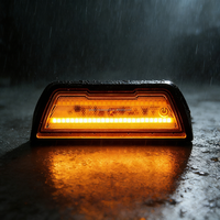 Projecteur de travail LED 12V DC super lumineux 5000K lumière du jour tricolore/bicolore 45 LED étanche à intensité variable pour extérieur 4x4/ATV/camion RoHS