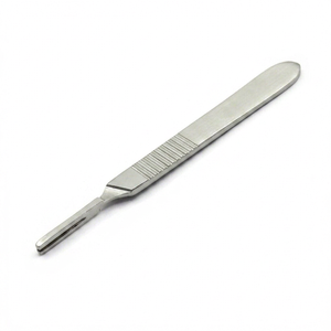 Nouvelle poignée de scalpel chirurgical en acier inoxydable Surtechs BP de haute qualité # 3 lames manuelles ODM-25-100F avec garantie de 3 ans - Product Image 1