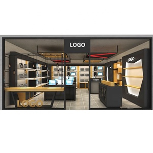Pioneer Retail Wood Store Display Rack Shelf for Laptop Computer <strong>Showroom</strong> Design - Product Image 1