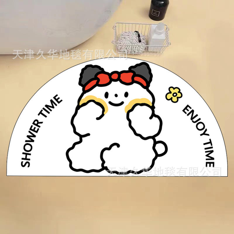 Wash face and trim dog