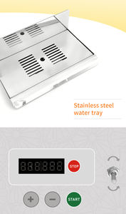 Hochwertige kommerzielle Orangensaft presse Voll automatische elektrische Orangensaft maschine aus rostfreiem Stahl - Product Image 3