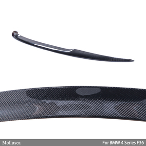 For 4 Series F36 4Door Cran Coupe P Style Carbon Fiber <b>Rear</b> <b>Spoiler</b> Trunk Wing 2014-2019 - Product Image 4