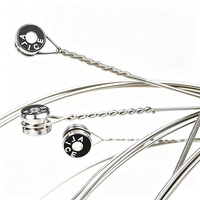 Set Senar Gitar Elektrik 09-42 Gauge Nickel Wound Anti-Karat, Tampilan Seimbang, Paket Hemat