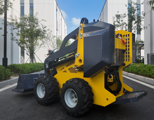 SLM S370 roda selip Steer <span class=keywords><strong>Loader</strong></span> kuning 1000kg 0.07m 180kg nilai beban 8.6KW Briggs mesin EPA Euro 5 garansi 1 tahun - Product Image 1