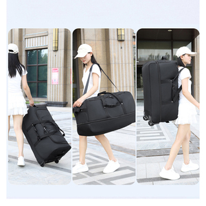 Bolsa <span class=keywords><strong>de</strong></span> <span class=keywords><strong>Viaje</strong></span> Plegable <span class=keywords><strong>con</strong></span> <span class=keywords><strong>Ruedas</strong></span>, Extra Grande, Expandible, para Hombre y Mujer, Resistente, para Equipaje <span class=keywords><strong>de</strong></span> Mano - Product Image 6