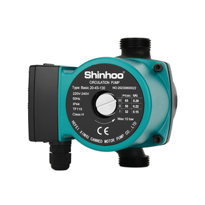 Bomba de Circulación de Agua Caliente Doméstica Shinhoo Basic 20-4s OEM Auto Mini 100W Bomba de Circulación de Agua Caliente para Calefacción Doméstica - Product Image 3