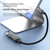 Nouveau lecteur de carte de téléphone portable en alliage d'aluminium pour 17 adaptateur OTG de type C deux en un prise en charge TF haute vitesse Protection OTP