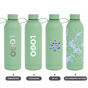 Vaso Térmico de Acero Inoxidable de Doble Pared, Libre de BPA, Botella de Agua Aislada Personalizada, Deportiva - Product Image 3